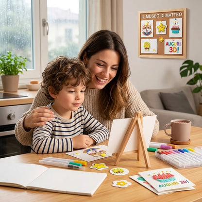 Magic 3D™ – Dai Vita ai Tuoi Disegni: Colora, Immergi e Crea Fantastiche Figure!