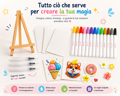 Magic 3D™ – Dai Vita ai Tuoi Disegni: Colora, Immergi e Crea Fantastiche Figure!